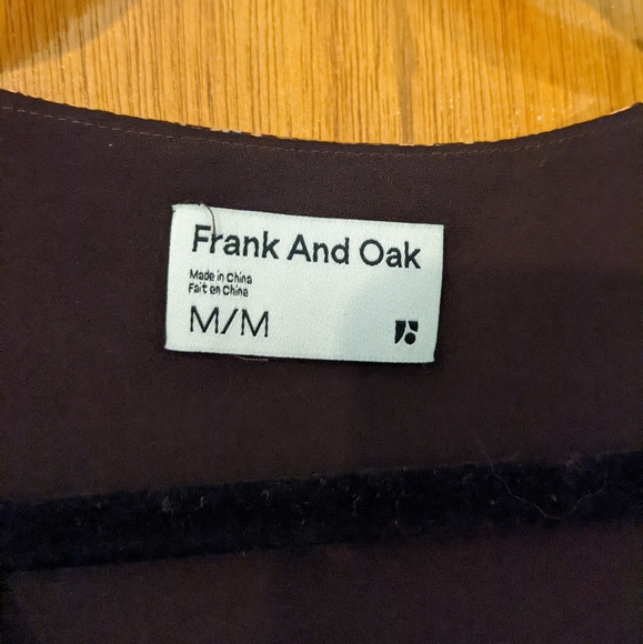 Frank and Oak Flowy Dress in Maroon - Picture 3 of 6